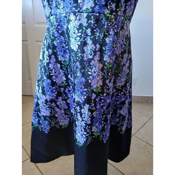Alex Marie‎ Womens Dress A Line Black & Purple Sleeveless  Size 10 Party - Picture 9 of 15